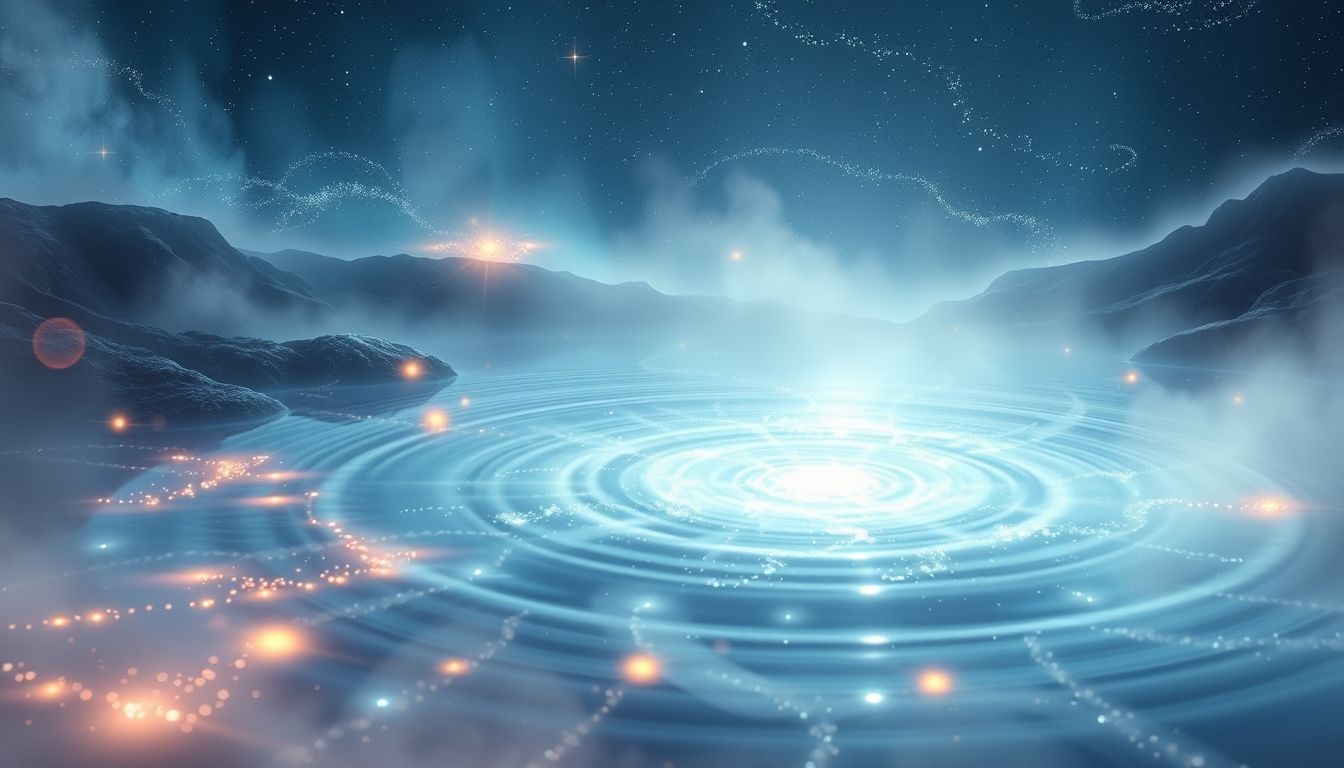 Ein klarer Brunnen symbolisiert tiefe innere Ruhe und geistige Klarheit.