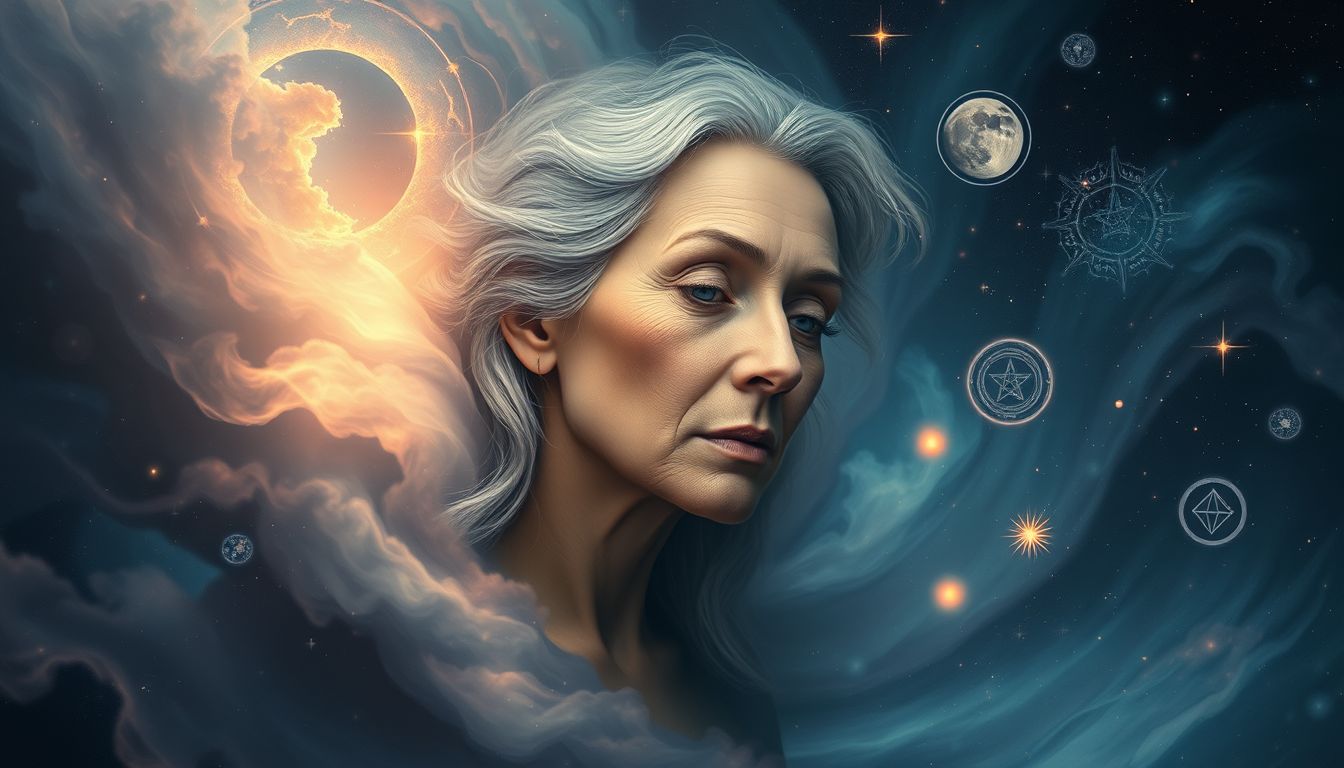 Die alte Dame symbolisiert oft lebenswichtige Warnungen im Traum.