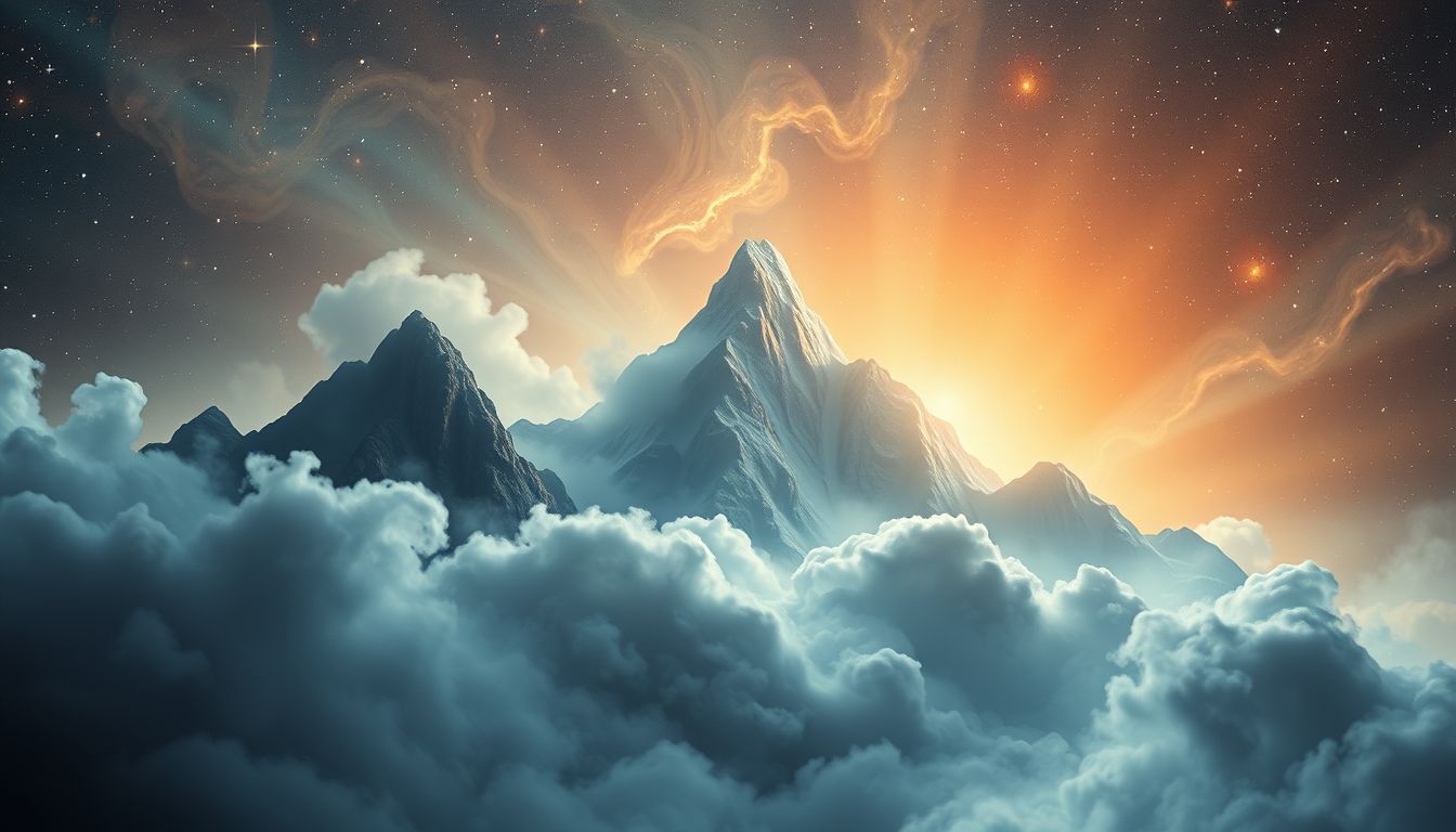 Berge symbolisieren im Sennerinnentraum innere Herausforderung und Wachstum.