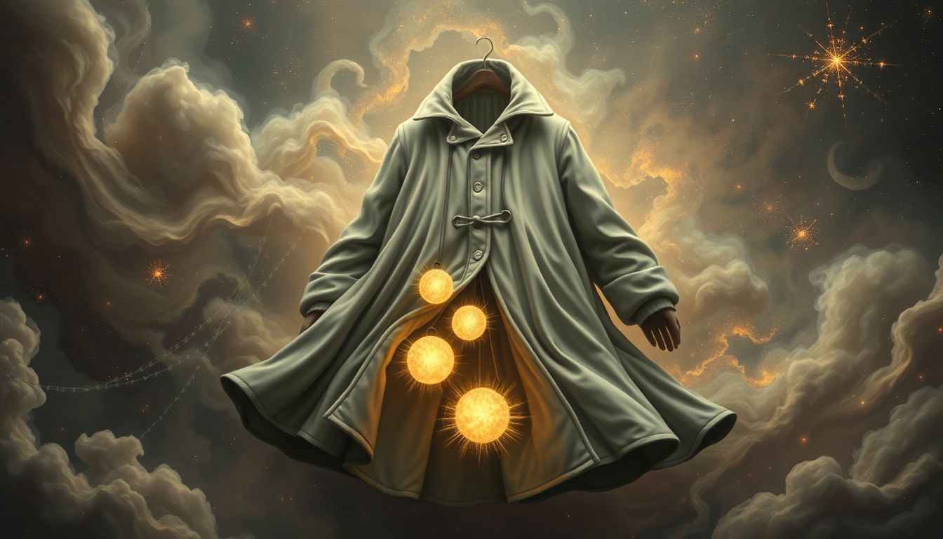 Ein schwerer Paletot symbolisiert im Traum überwältigende Verantwortung und Last.