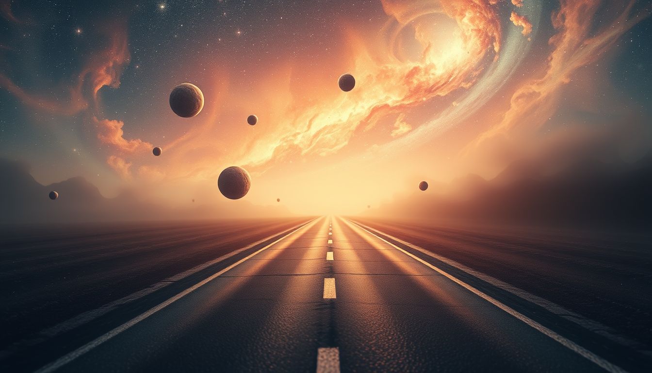 Leere Straßen symbolisieren oft innere Orientierungslosigkeit und Lebenskrisen.