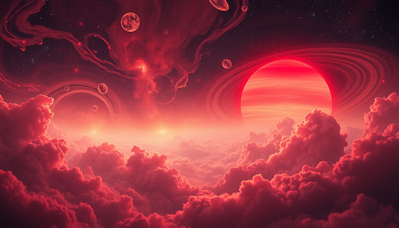 Ein roter Sonnenuntergang im Traum symbolisiert oft Leidenschaft und Veränderung.