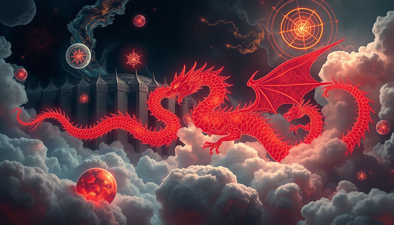 Jede Fallstudie enthüllt einzigartige Symbole im Traumroten Drachen.