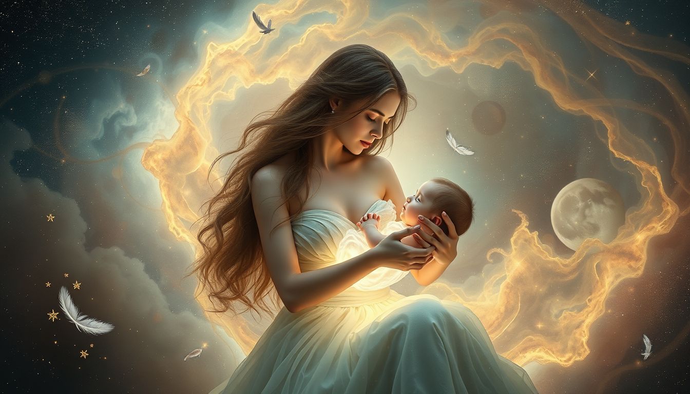 Hera symbolisiert Traum-Mutterschaft mit fremdem Kind und inneren Konflikten.