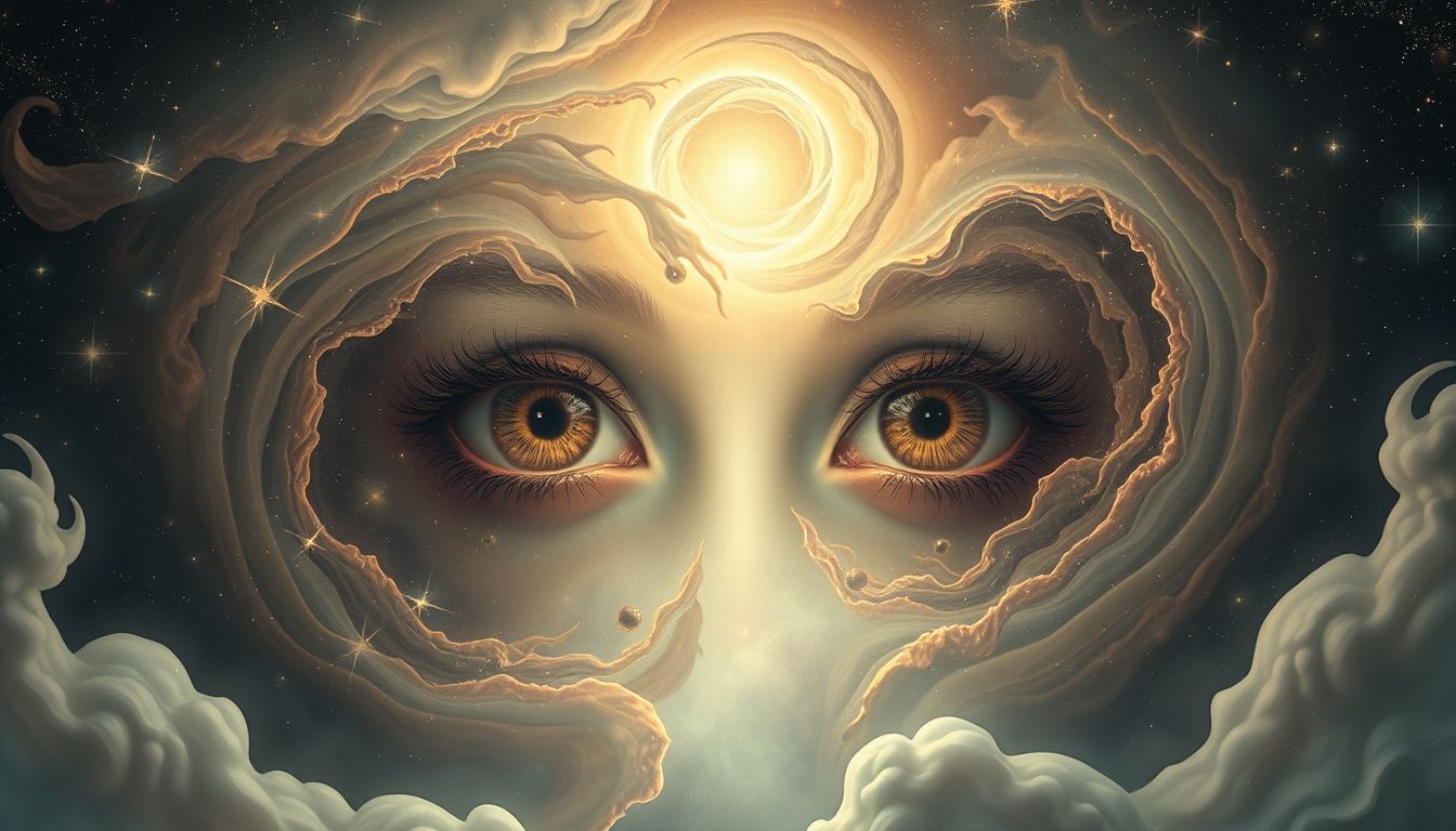 Das Herausreißen von Augen symbolisiert die Angst vor unangenehmer Wahrheit.
