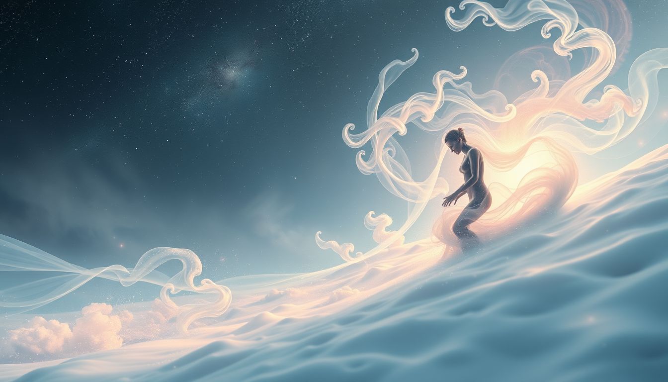 Schneeverwehungen symbolisieren oft verborgene gesundheitliche Schwächen und Krisen.