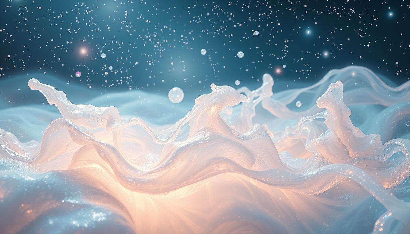Schorf im Wasser symbolisiert emotionale Reinigung und seelische Heilung.