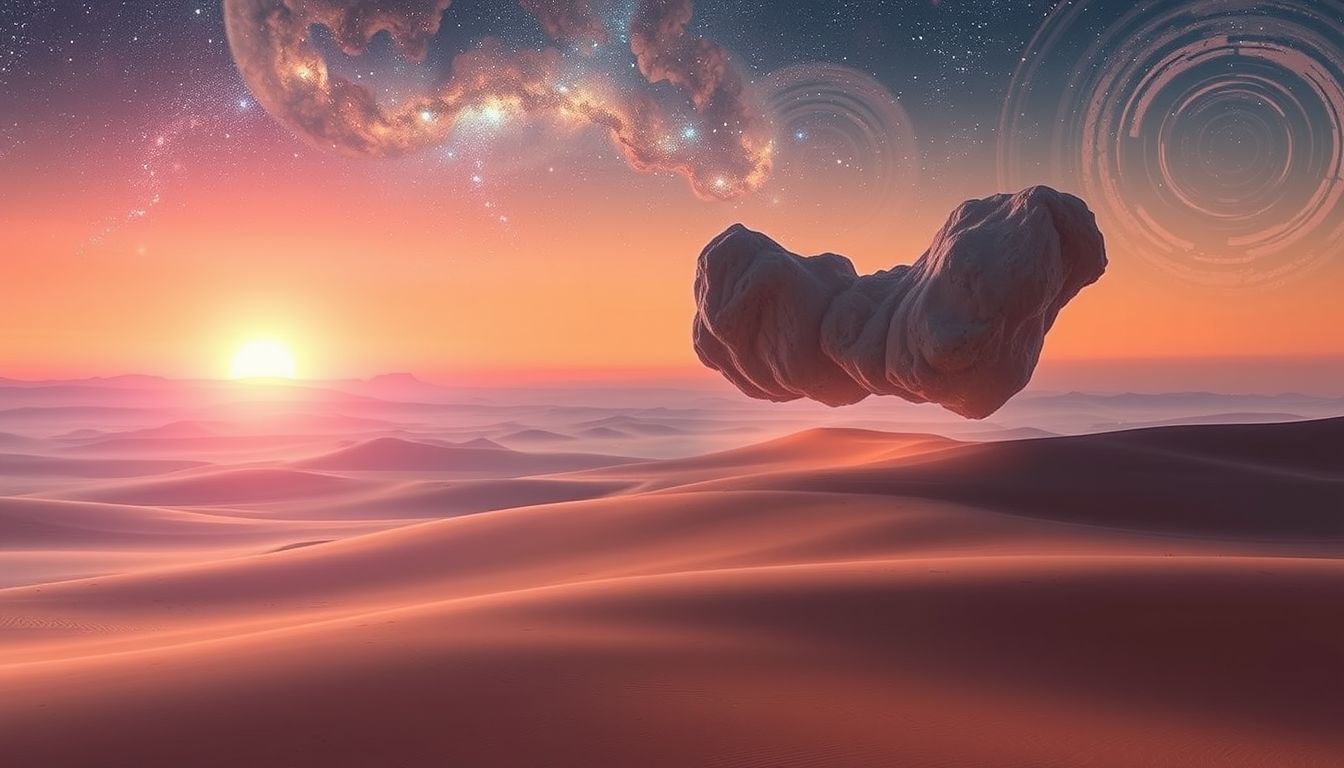 Der Sonnenaufgang in der Wüste symbolisiert Neubeginn und innere Stärke.