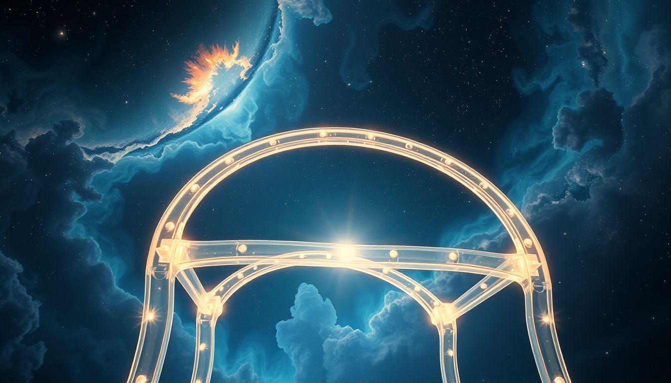 Ein stabiles Gebälk symbolisiert innere Stärke und Sicherheit im Traum.