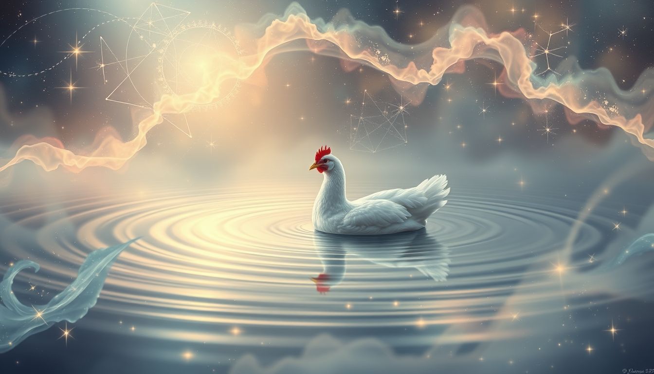 Ein Wasserhuhn symbolisiert oft innere Ruhe und emotionale Balance.