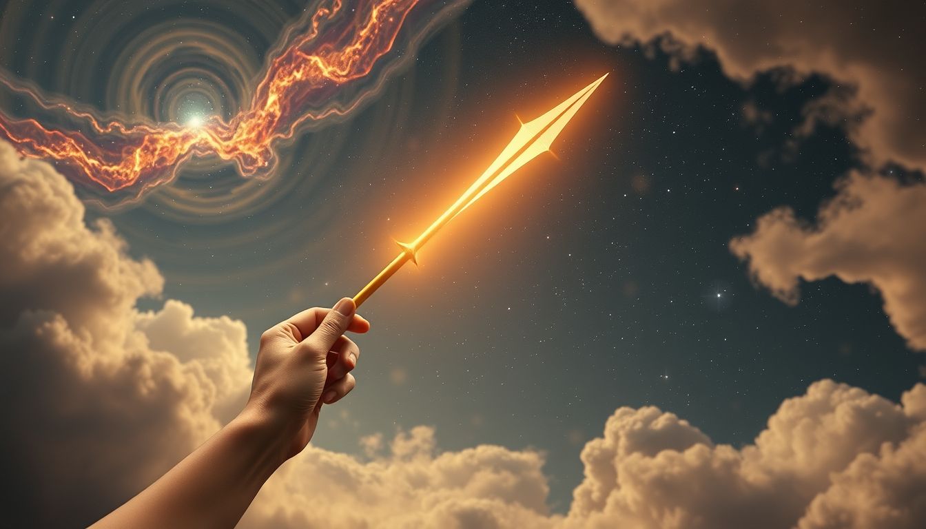 Einen Speer halten symbolisiert Macht und Selbstverteidigung im Traum.