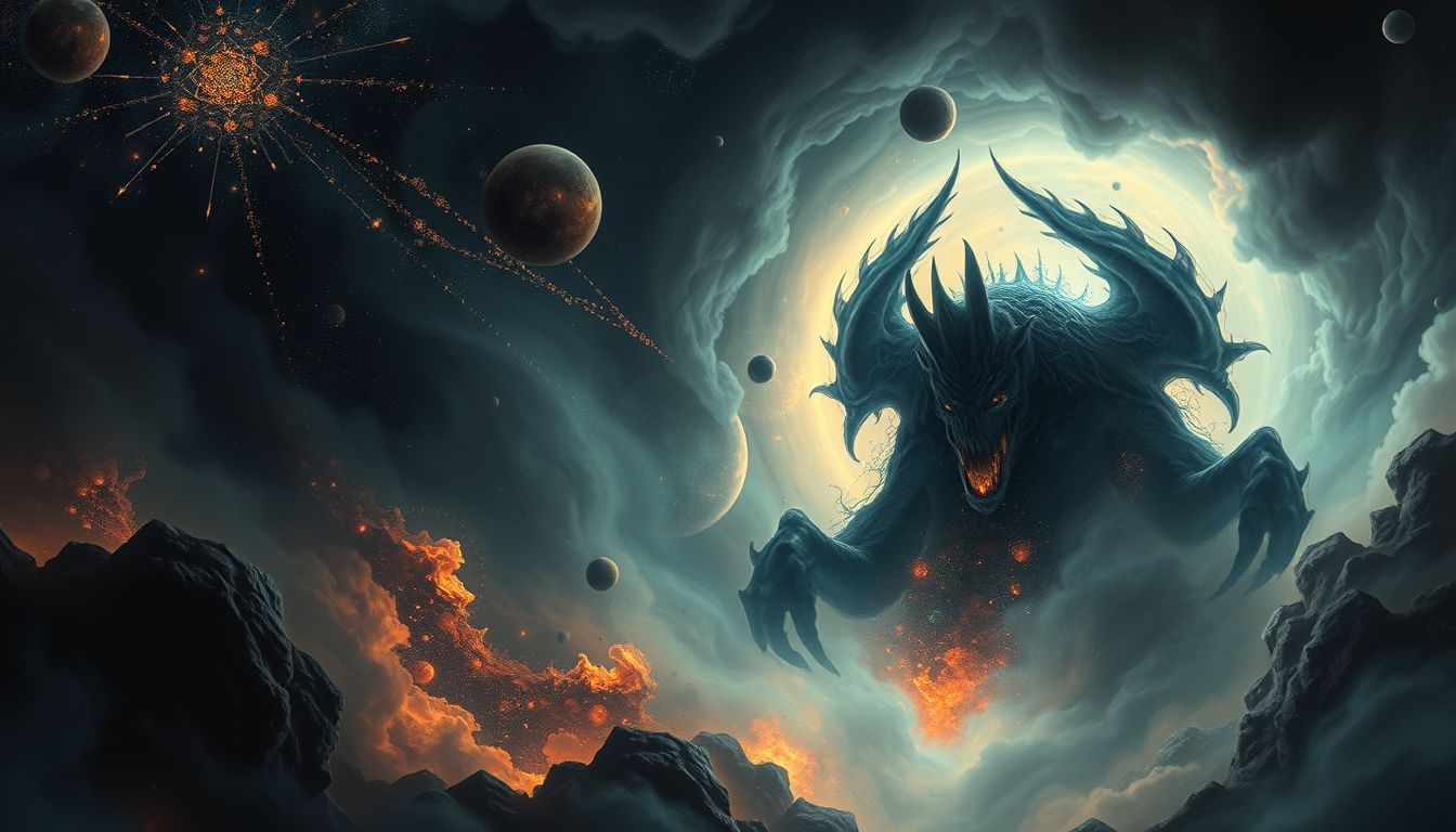 Monster im Traum symbolisieren oft unterdrückte Ängste und Konflikte.