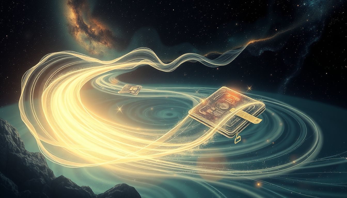 Im Traum Geldbörse im Wasser verlieren symbolisiert emotionale Verluste.