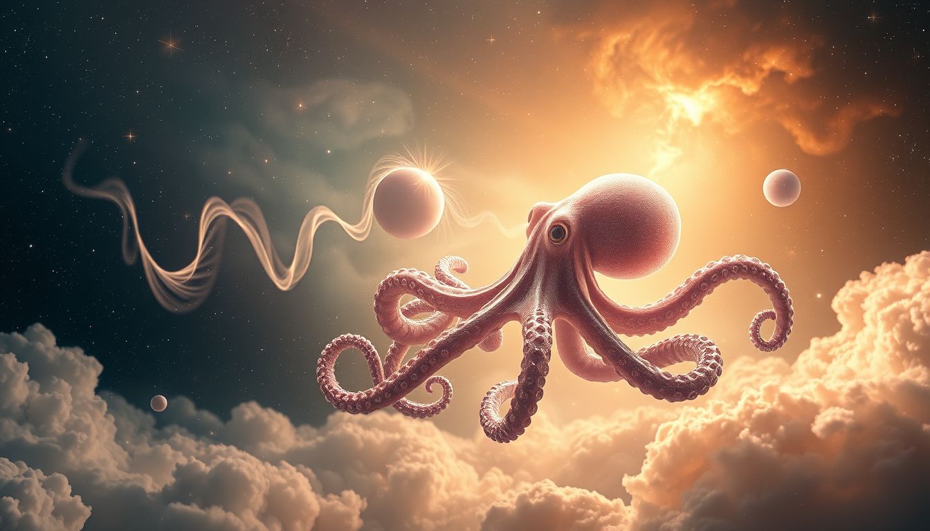 Traum 13 zeigt unterschwellige Ängste vor Kontrollverlust durch Kraken.