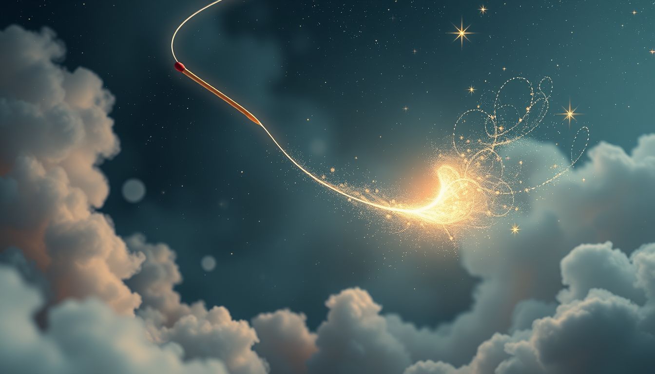 Ein Fidibus im Mund symbolisiert Kommunikationsblockaden und unterdrückte Gefühle.