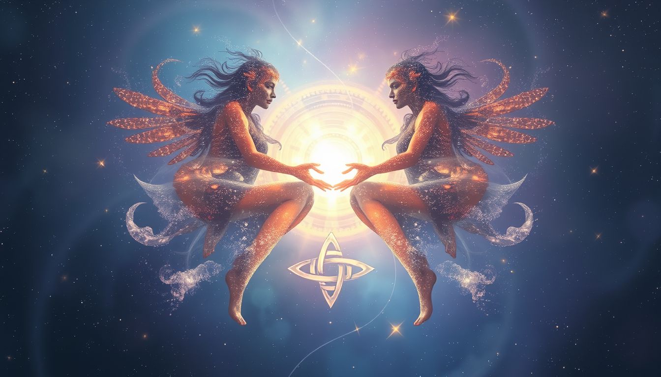 Der Trickser als Doppelgänger symbolisiert innere Zwiespältigkeit und Täuschung.