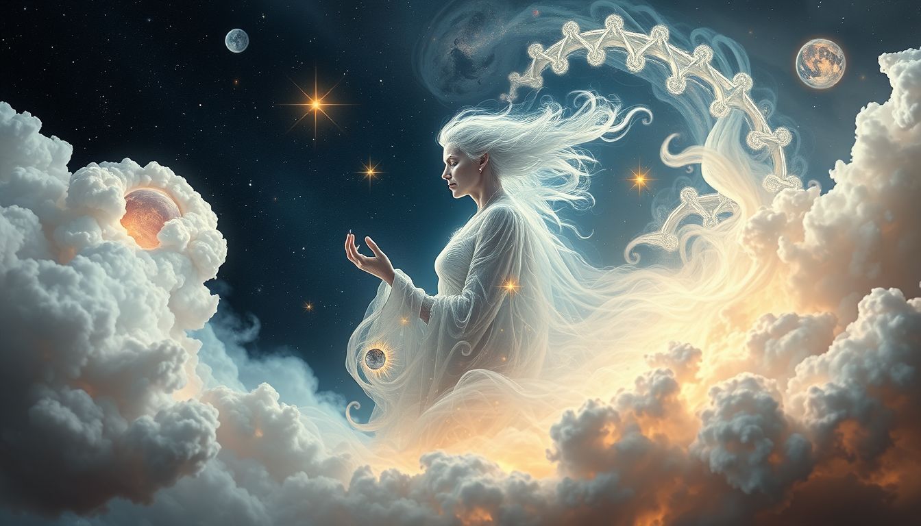 Der Tod der alten Frau symbolisiert oft Lebensende und Transformation.