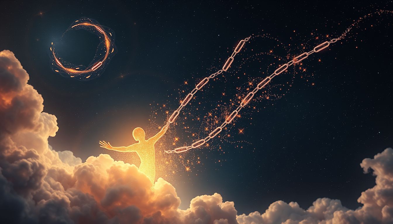 Der Traum symbolisiert den Wunsch nach Befreiung von Abhängigkeit.