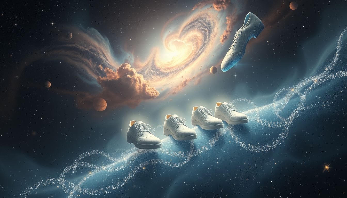 Das Ordnen berühmter Schuhe symbolisiert Kontrolle über das eigene Leben.