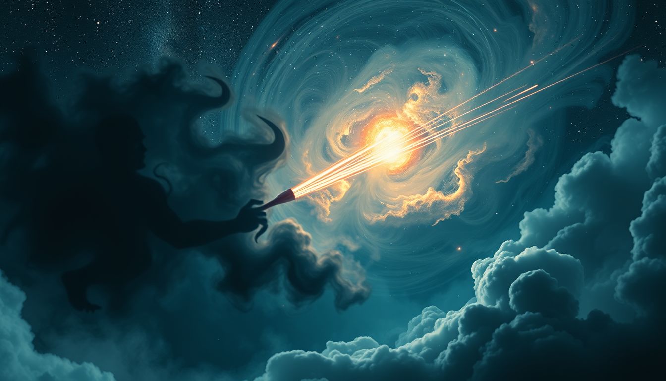 Im Traum Dämonen zu schießen symbolisiert innere Konfliktbewältigung.