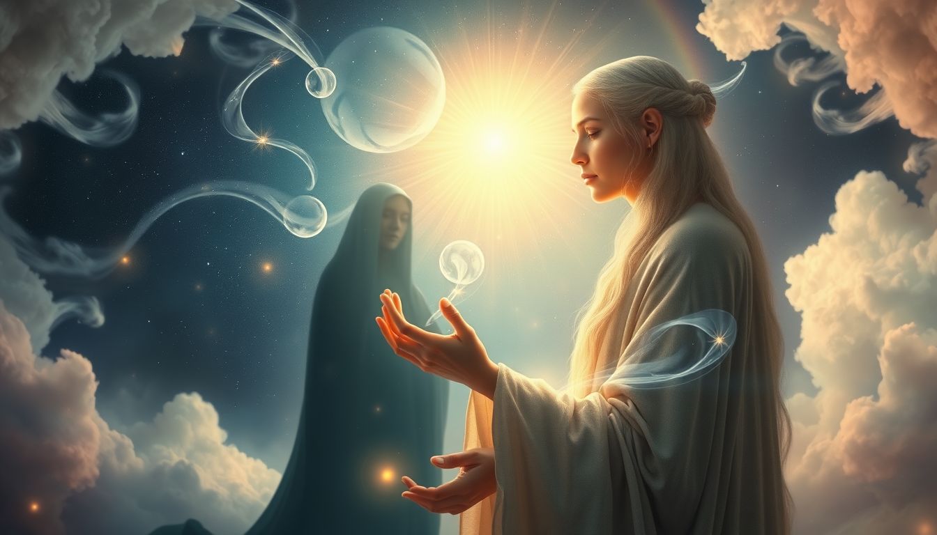 Eine alte Frau im Traum symbolisiert heilende Weisheit und Schutz.