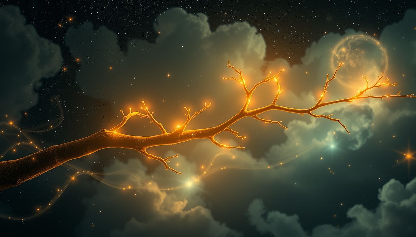 Gelbholz, das sich bewegt, symbolisiert innere Veränderung und Wachstum.