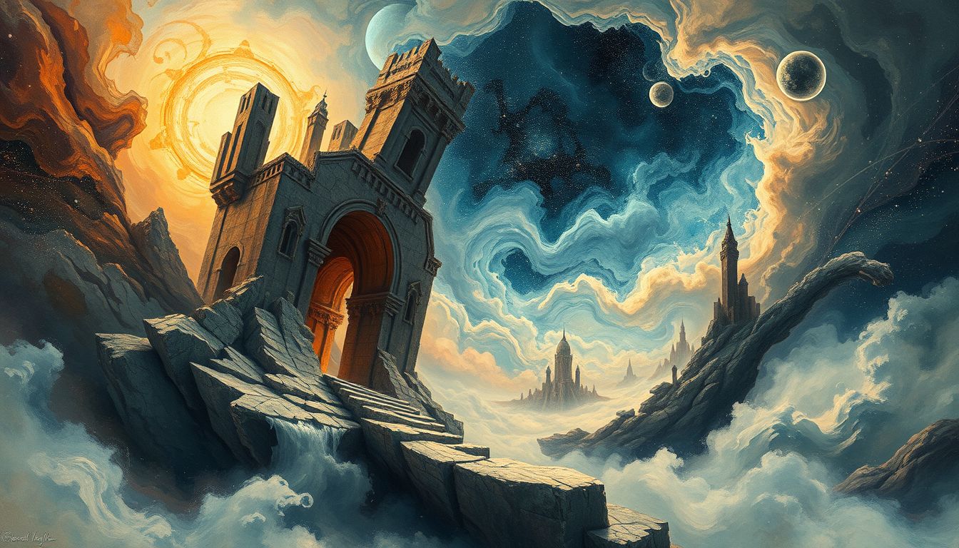 Der Traum vom einstürzenden Gebäude symbolisiert plötzlichen Lebensumbruch.