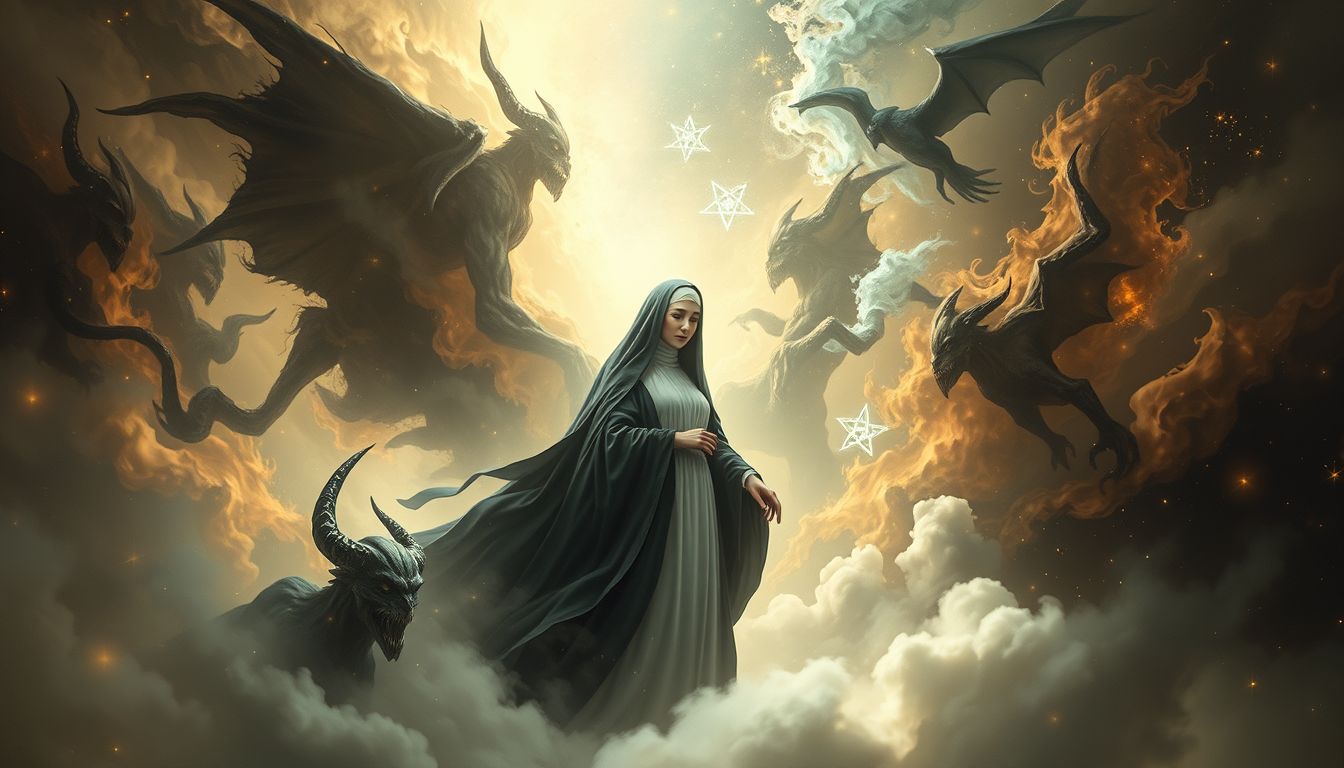 Der Dämon symbolisiert innere Zweifel der Diakonissin im Traum.