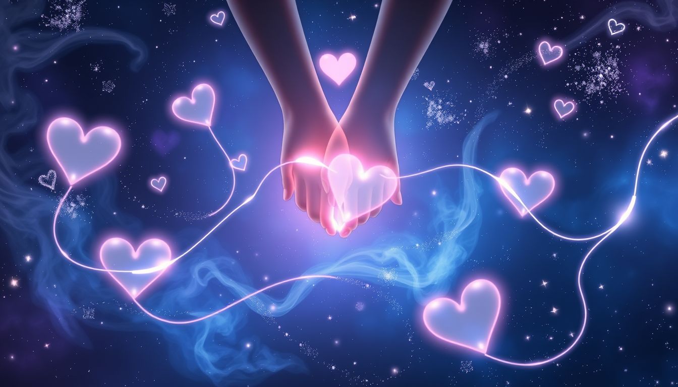 Händchenhalten symbolisiert Nähe und unausgesprochene Herzensverbindung.