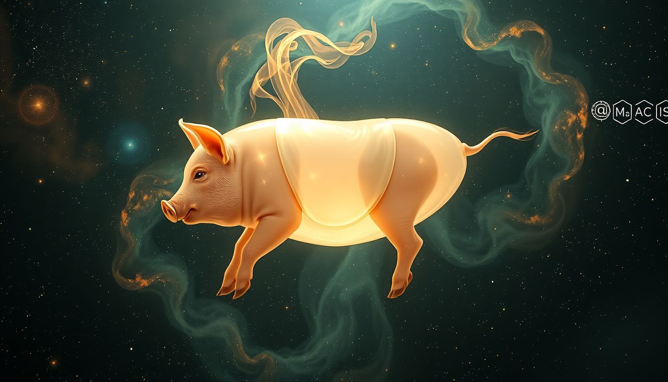 Eine Schweineblase symbolisiert Schutz und emotionale Abgrenzung im Traum.