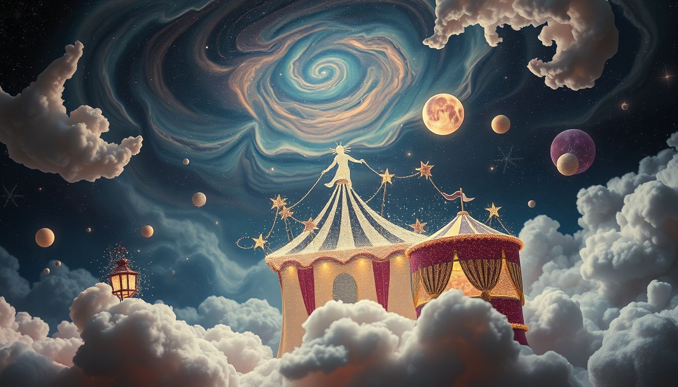 Ein Zirkus im Traum symbolisiert oft Lebensfreude und Überraschungen.