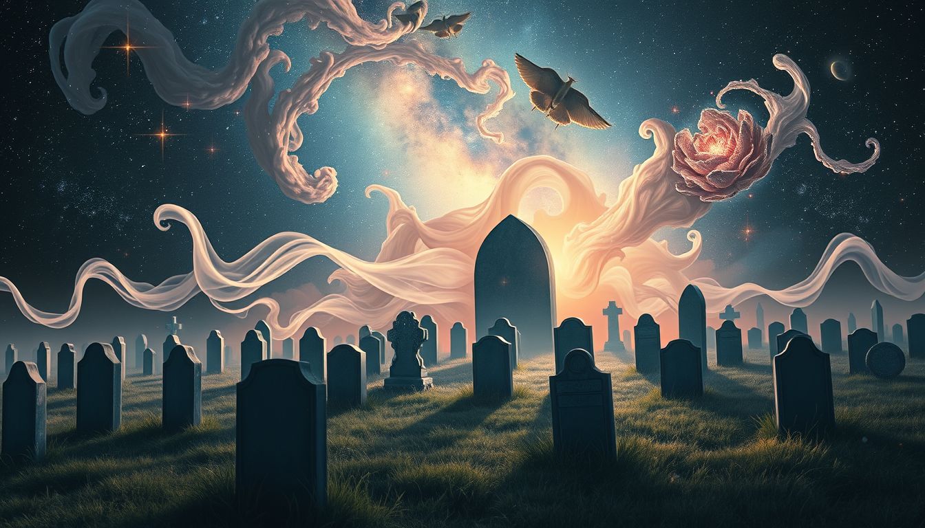 Ein verwandelter Friedhof im Traum symbolisiert Neubeginn und Wandel.