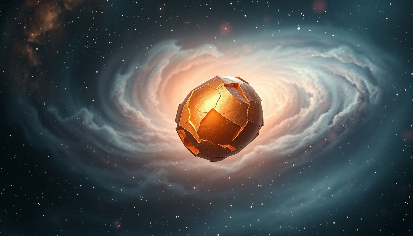 Ein beschädigtes Kupferobjekt im Traum symbolisiert innere Konflikte.