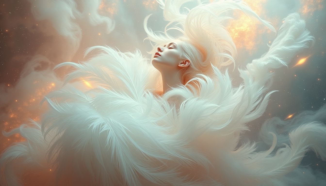 Vom Daunen erstickt zu werden symbolisiert Überforderung und Angst.