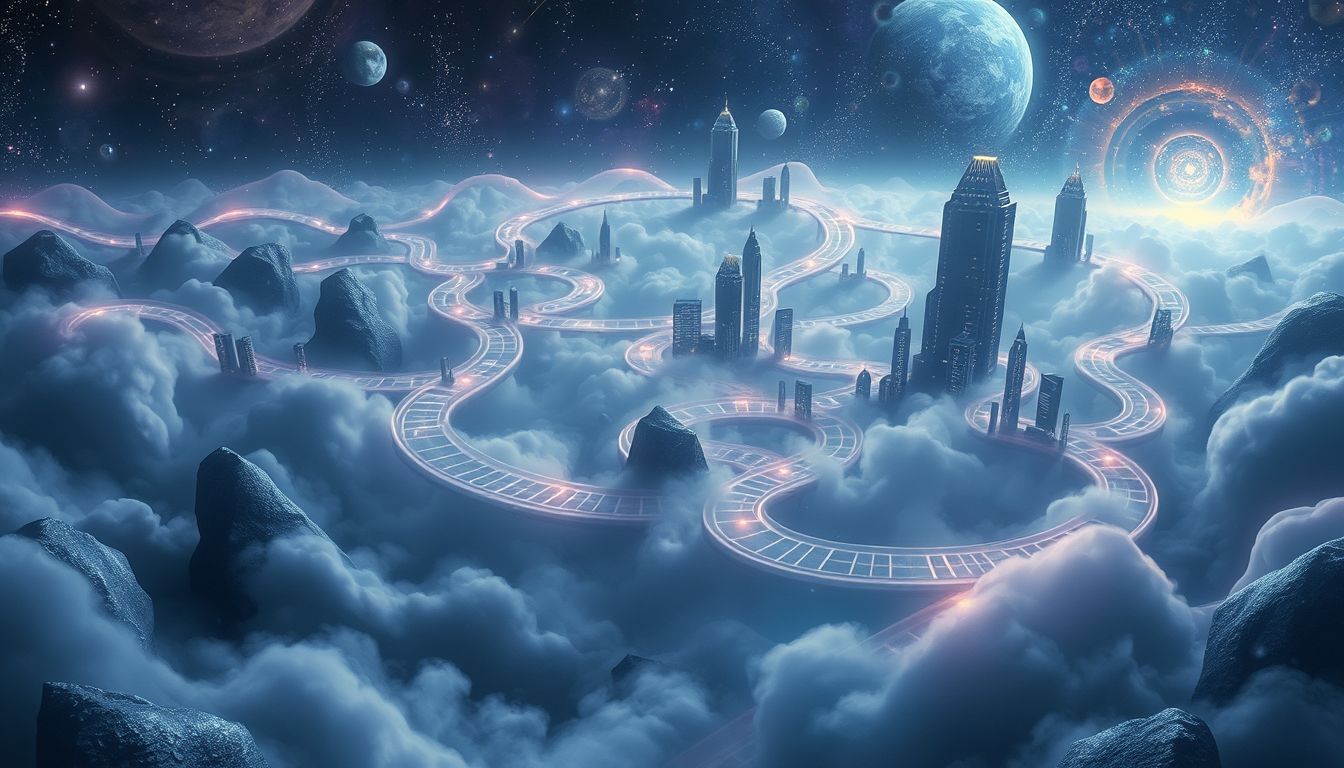 Verloren im Labyrinth symbolisiert innere Unsicherheit und Orientierungsverlust.