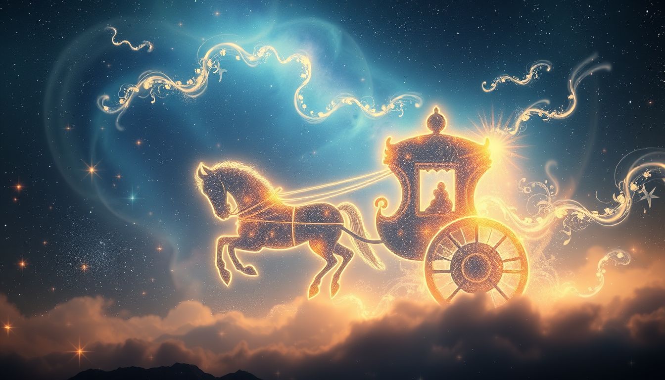 Der Wagen symbolisiert Kontrolle und triumphierende Willenskraft im Traum.