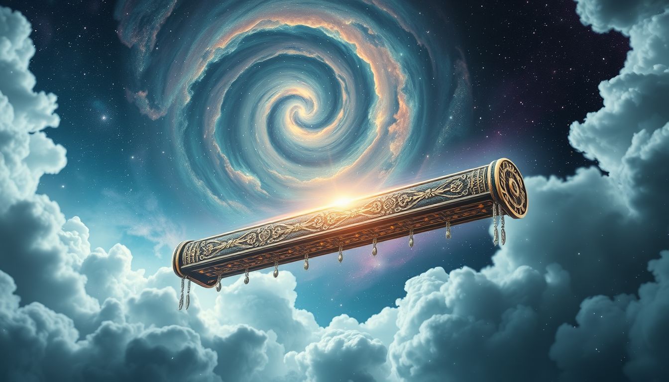 Ein ornamentiertes Gebälk symbolisiert kreative Selbstentfaltung und Stolz.