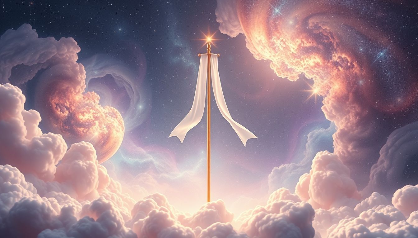 Ein Stangen-Fahnenmast im Traum symbolisiert Stolz und Ausrichtung.