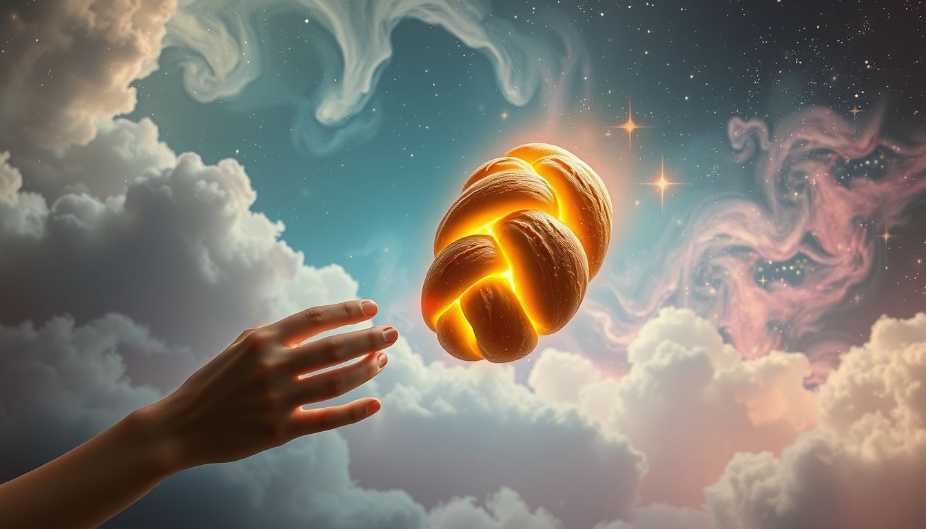Das Stehlen eines Hefezopfs im Traum symbolisiert verbotene Sehnsüchte.