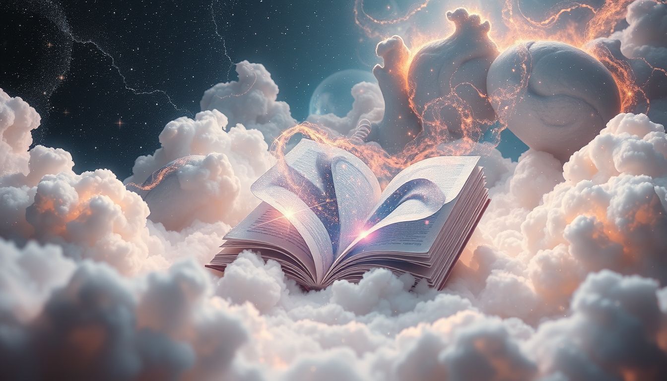 Der Traum von Büchern symbolisiert tiefes Verlangen nach Wissen.