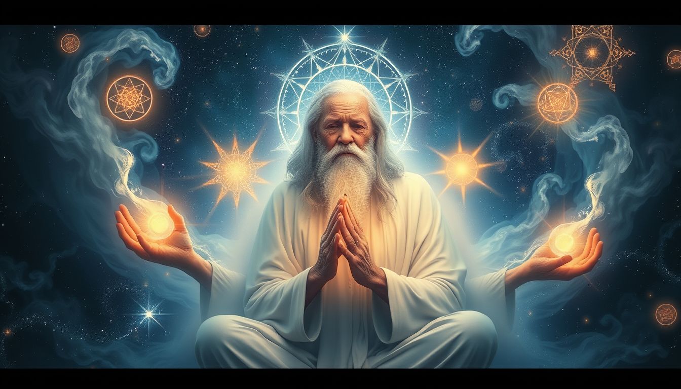 Ein alter Mensch im Traum symbolisiert oft spirituelle Führung und Weisheit.