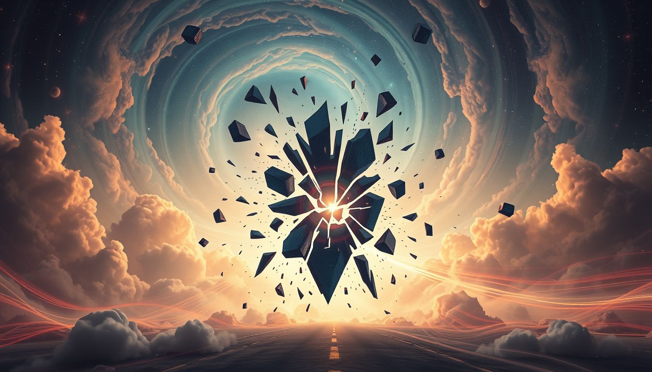 Ein Autounfall-Traum symbolisiert oft Kontrolleverlust im Leben.