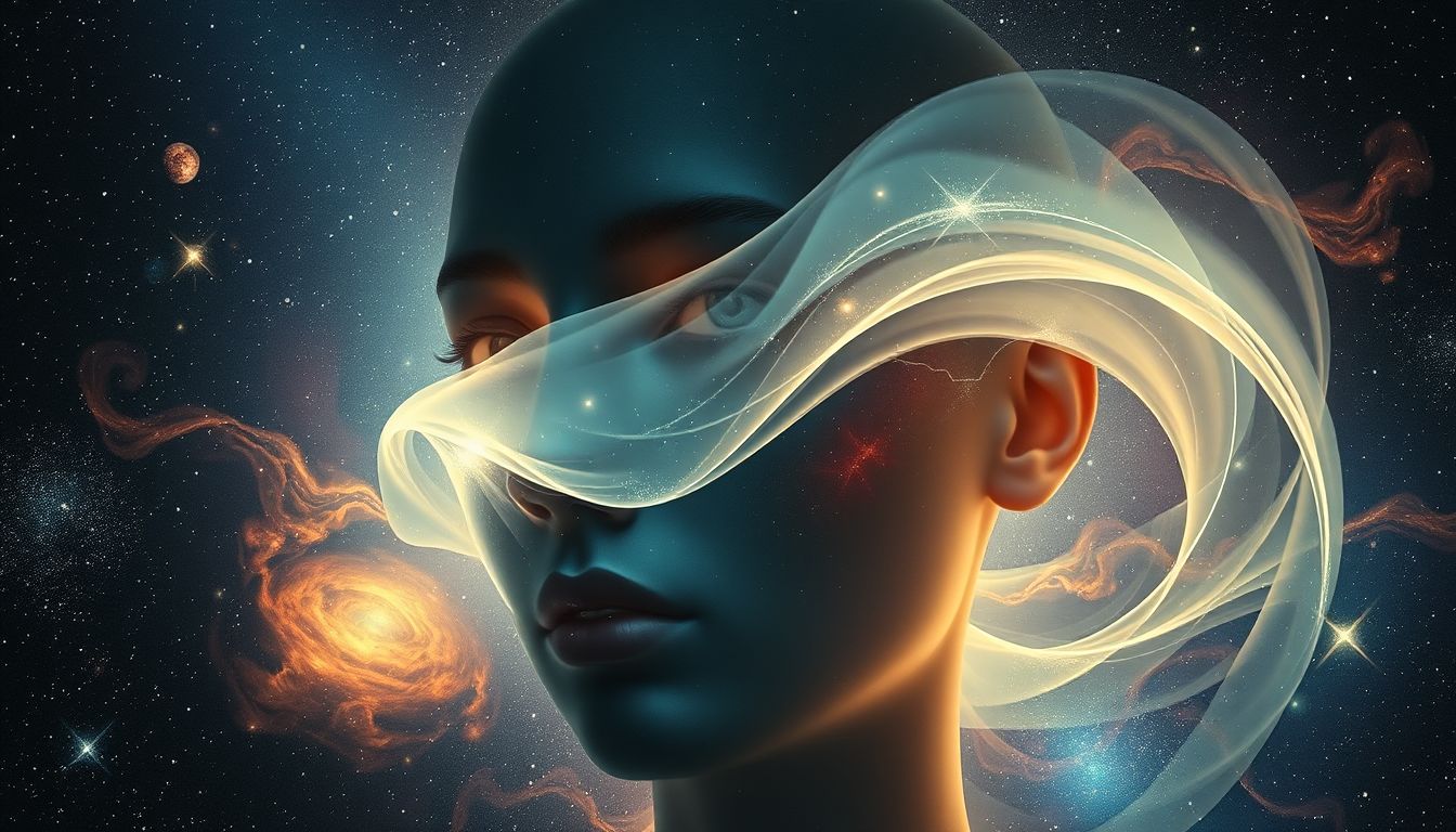 Eine Kokarde im Gesicht symbolisiert oft geheime Maskierung und Täuschung.