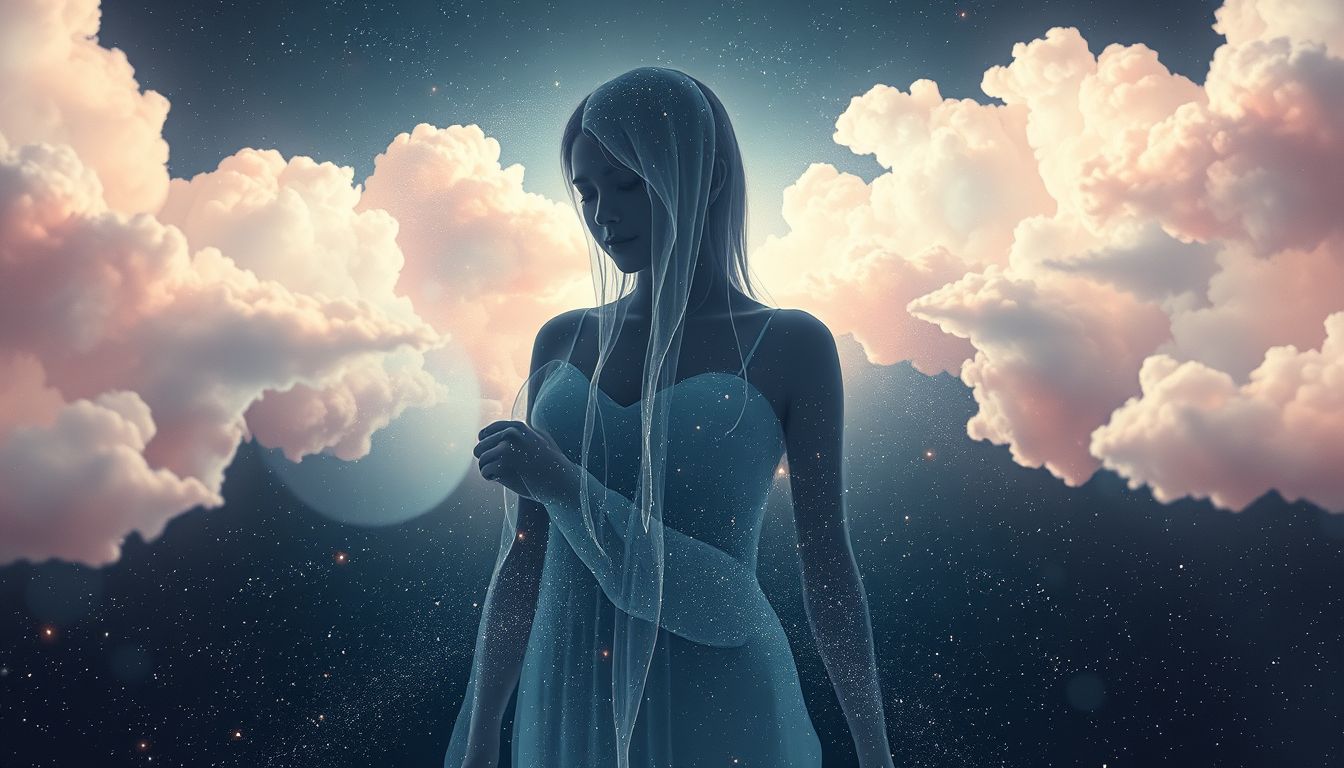 Weinende Person im Traum symbolisiert oft emotionale Befreiung und Heilung.