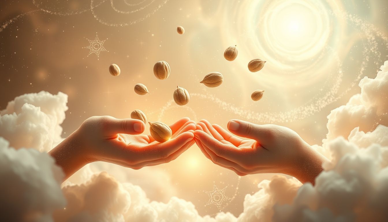 Nüsse verschenken symbolisiert Großzügigkeit und tiefe Freundschaft.