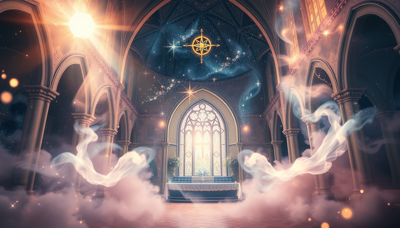 Der Traum von Pankratius in Kirche symbolisiert Schutz und Glauben.