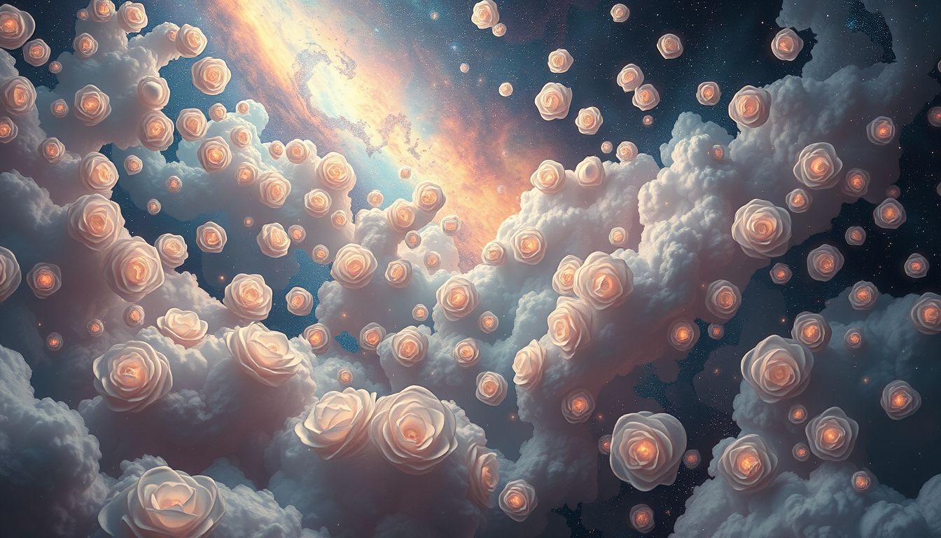 Viele Kokarden symbolisieren oft innere Überforderung und Entscheidungschaos.