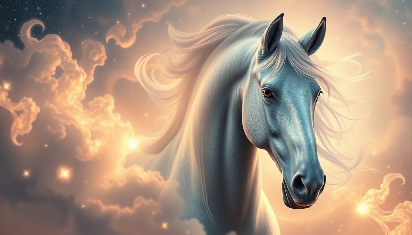 Ein zahmer Friese im Traum symbolisiert innere Harmonie und Ruhe.