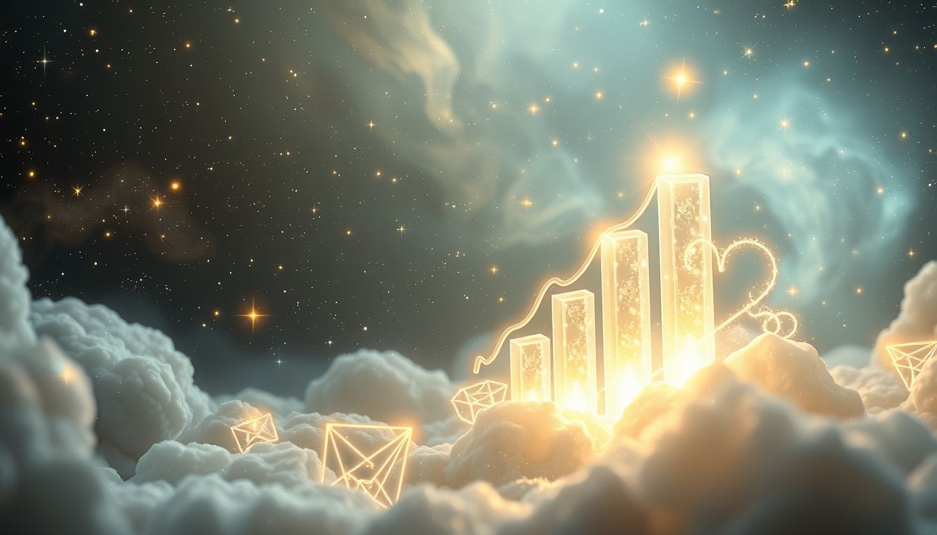 Aktien kaufen im Traum symbolisiert finanzielle Chancen und Zukunftsplanung.