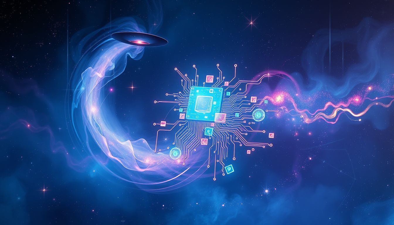 Einen Computer reparieren symbolisiert Lösungsfindung und geistige Klarheit.